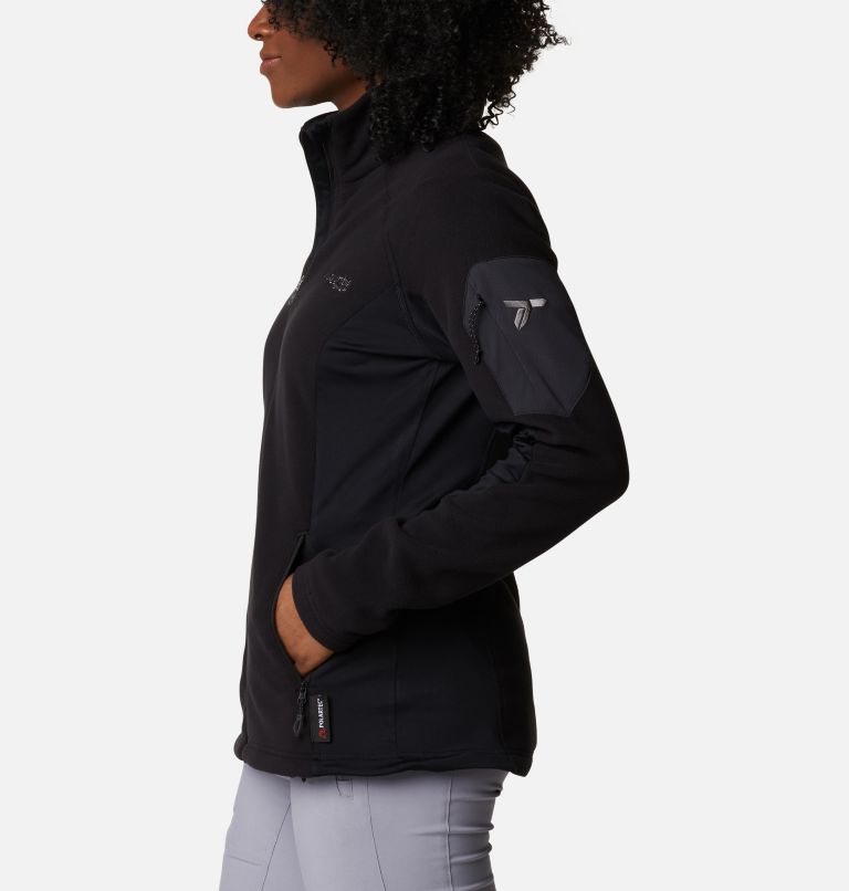 Manteau polaire à fermeture éclair Titan Pass 2.0 II Femme, Color: Black, image 3