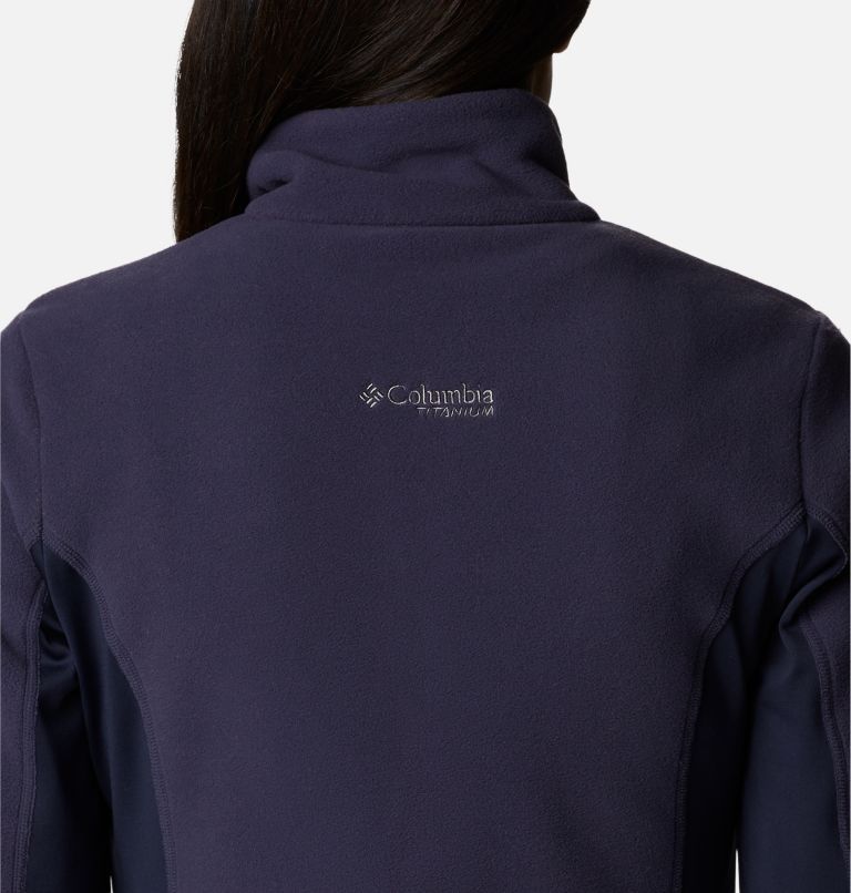 Thumbnail: Women's Titan Pass 2.0 II Full Zip Fleece Jacket, Color: Nocturnal, Dark Nocturnal, image 6