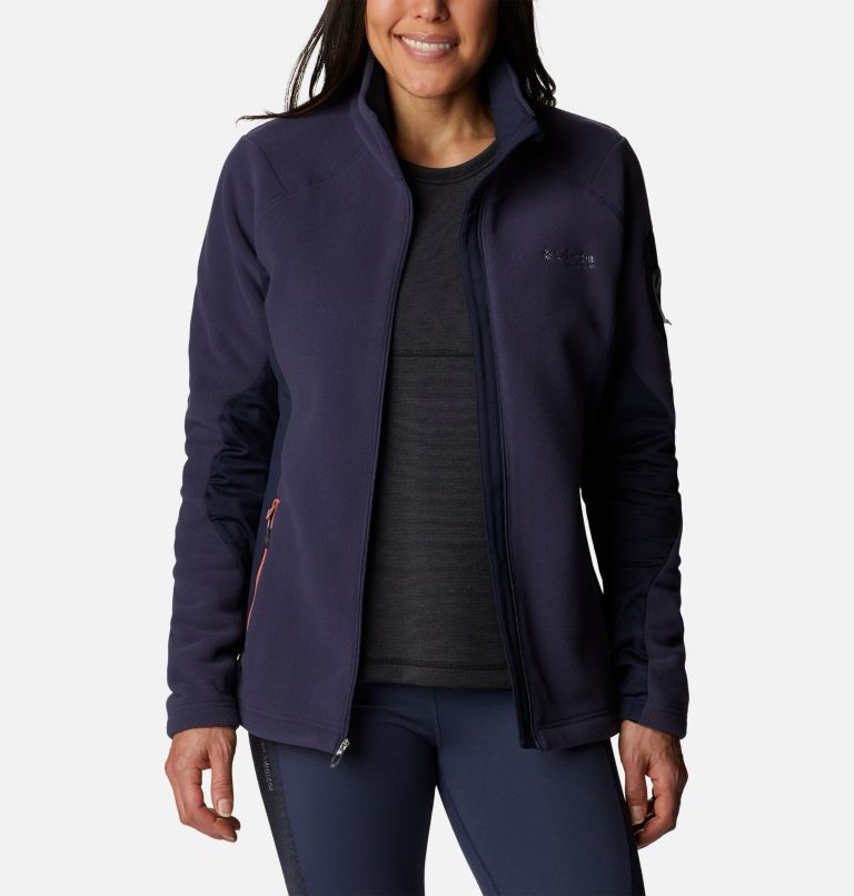 Women's Titan Pass 2.0 II Full Zip Fleece Jacket, Color: Nocturnal, Dark Nocturnal, image 9
