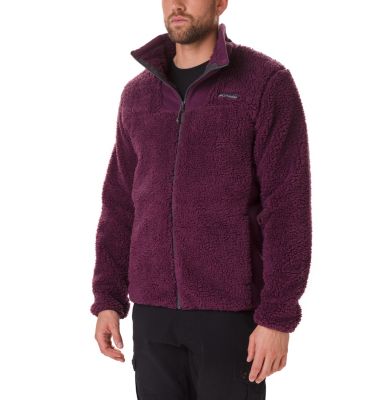 Men's Winter Pass Fleece Full-Zip Jacket Winter Pass&trade; Fleece Full Zip | 522 | L, Black Cherry, Shark, front
