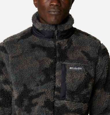 camo columbia fleece jacket