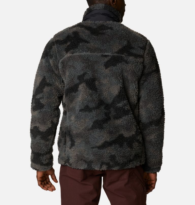 Winter Pass Print Fleece Full Zip | 010 | S, Color: Black Camo, image 2