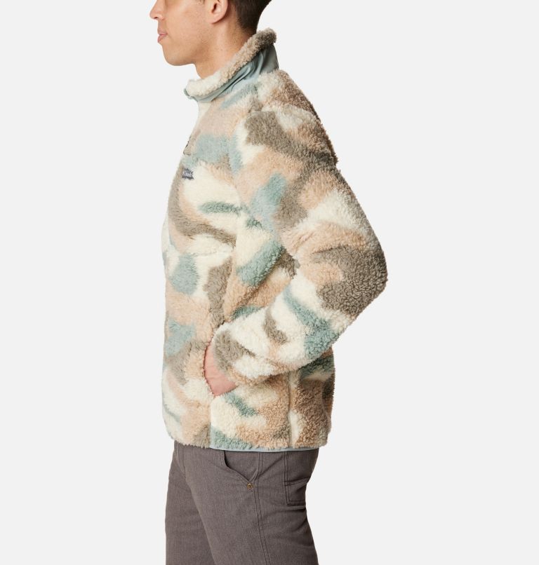 Winter Pass Print Fleece Full Zip | 350 | L, Color: Niagara Mod Camo, image 3
