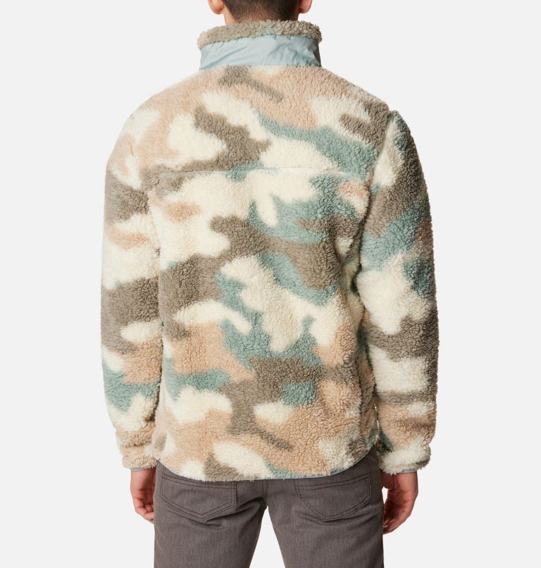 Winter Pass Print Fleece Full Zip | 350 | L, Color: Niagara Mod Camo, image 2