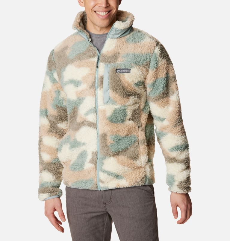 Columbia winter pass print sherpa jacket hot sale