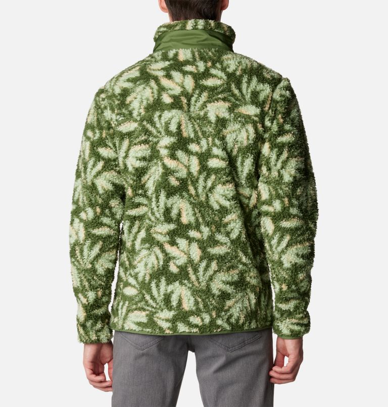 Winter Pass Print Fleece Full Zip, Color: Canteen Areca Print, image 2