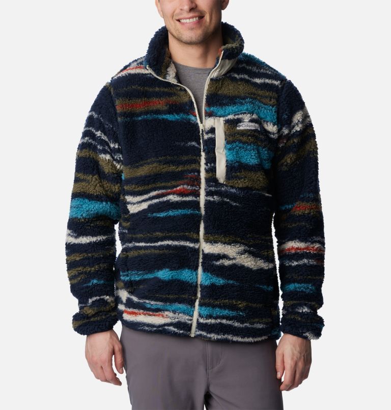 Mens sherpa 2025 fleece pullover