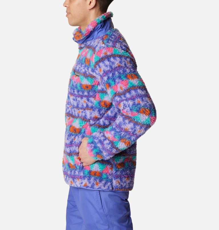 Winter Pass Print Fleece Full Zip | 546 | S, Color: Purple Lotus Camp Blanket, image 3