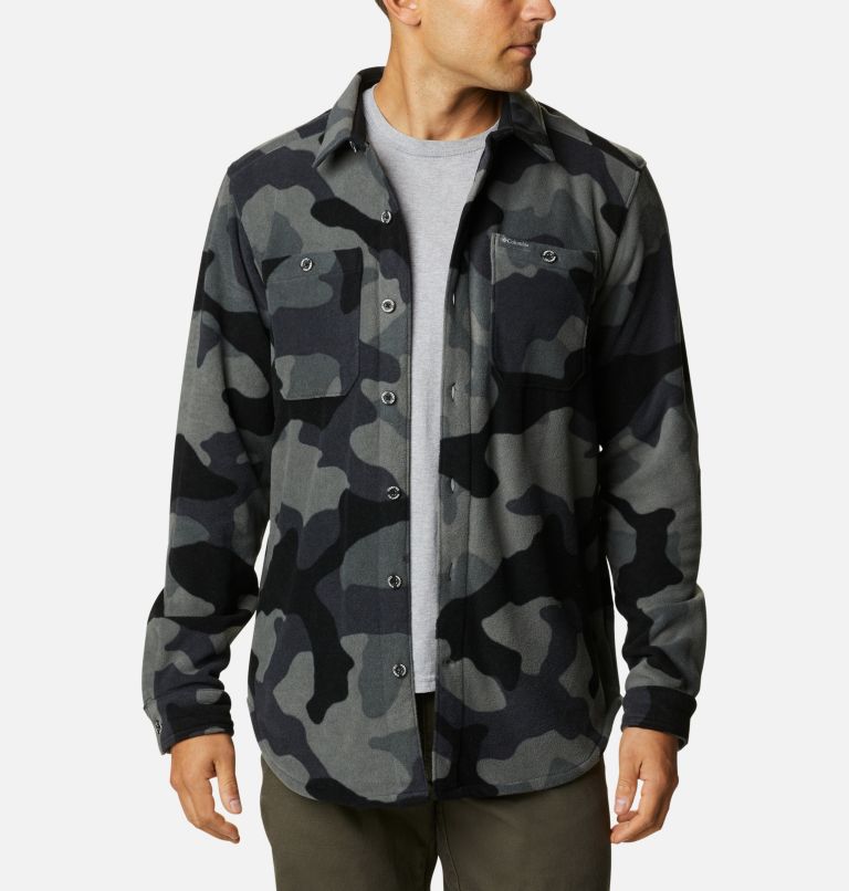 Camo hot sale over shirt