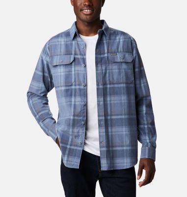 columbia fleece lined shirt