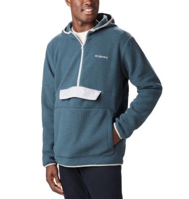 men's rugged ridge sherpa pullover hoodie