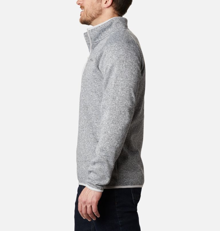 Chandail en laine polaire à demi-fermeture éclair Canyon Point pour homme, Color: Nimbus Grey, image 3