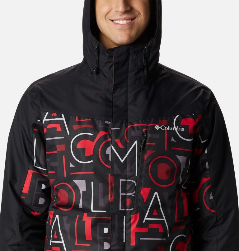 Manteau Interchange Whirlibird IV pour homme, Color: Black Multi Typo, Black, image 3
