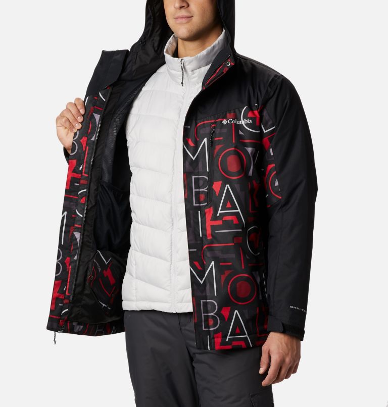 Manteau Interchange Whirlibird IV pour homme, Color: Black Multi Typo, Black, image 4