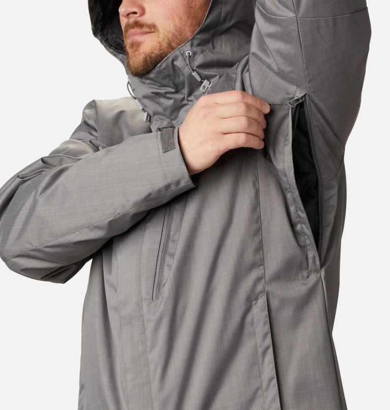 Men's Whirlibird IV Interchange Jacket, Color: City Grey Melange, image 6