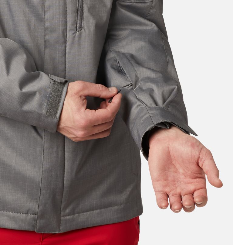 Men's Whirlibird IV Interchange Jacket, Color: City Grey Melange, image 7