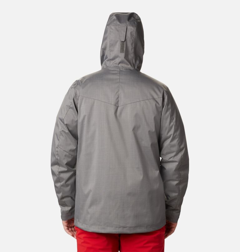 Men's Whirlibird IV Interchange Jacket, Color: City Grey Melange, image 2