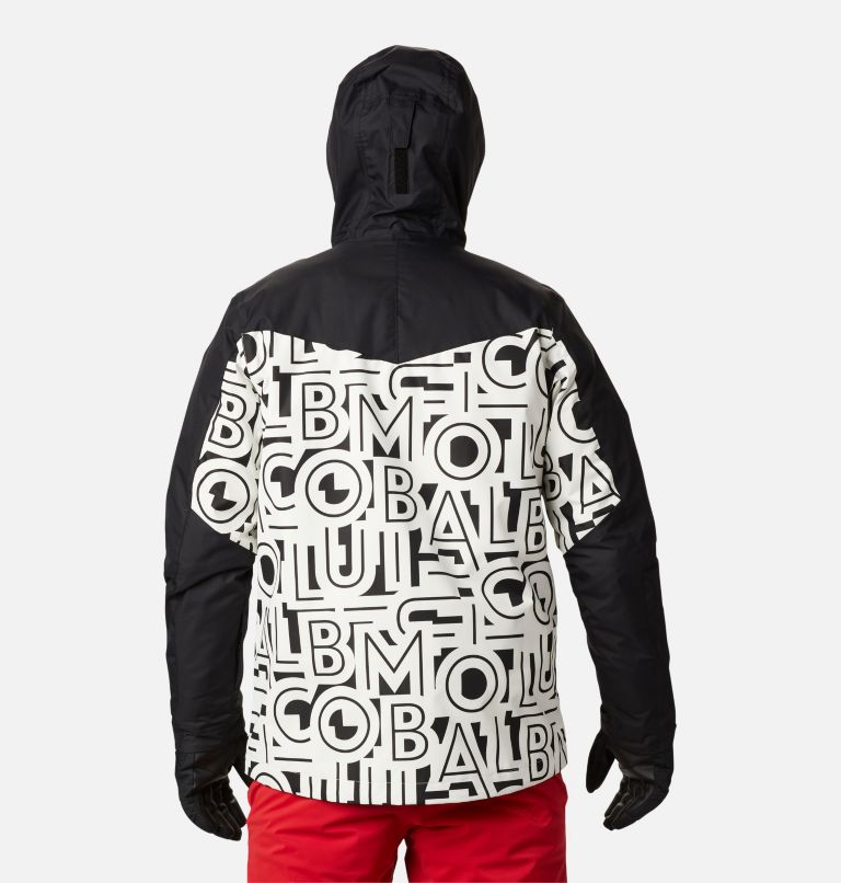 Men's Whirlibird IV Interchange Jacket, Color: White Typo, Black, image 2