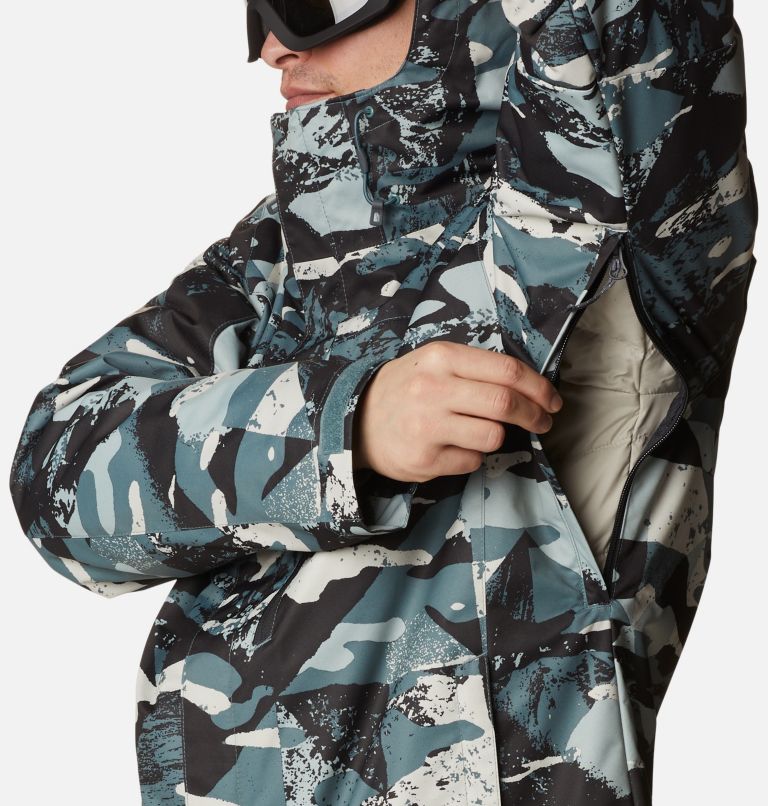Men's Whirlibird IV Interchange Jacket, Color: Metal Geoglacial Print, image 8