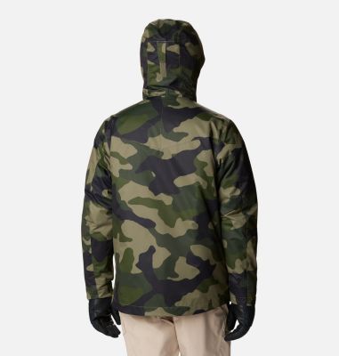 Men's Whirlibird IV Interchange Jacket, Color: Stone Green Mod Camo Print