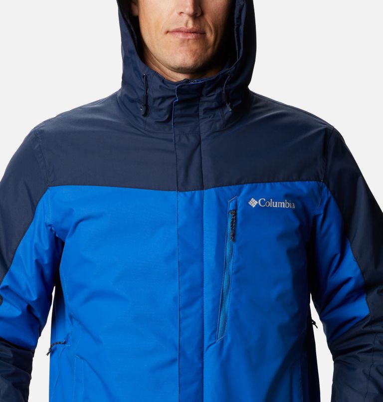 Men's Whirlibird IV Interchange Jacket, Color: Bright Indigo, Collegiate Navy, image 4