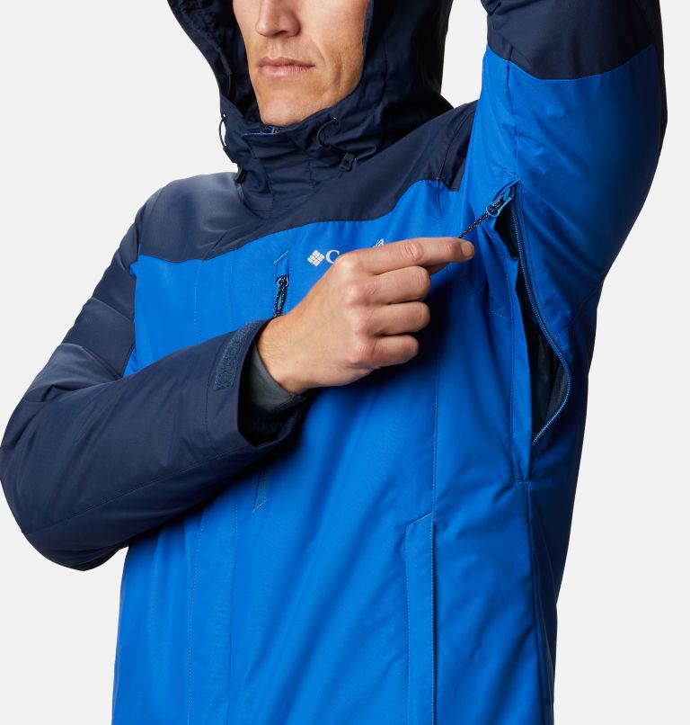 Men's Whirlibird IV Interchange Jacket, Color: Bright Indigo, Collegiate Navy, image 6