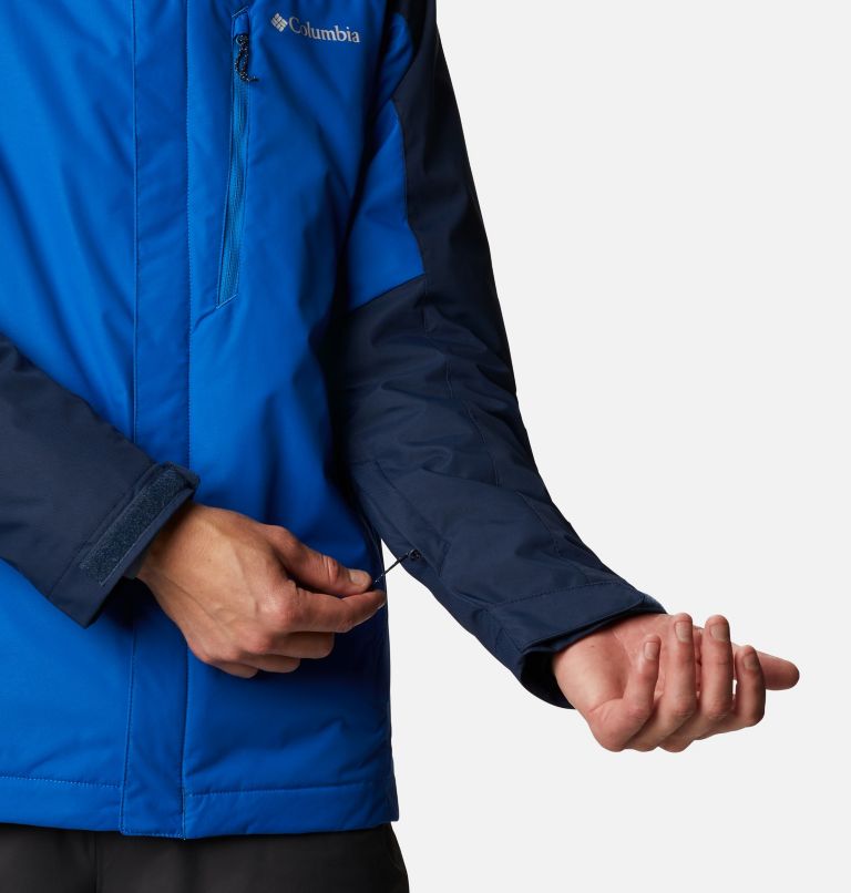Men's Whirlibird IV Interchange Jacket, Color: Bright Indigo, Collegiate Navy, image 7