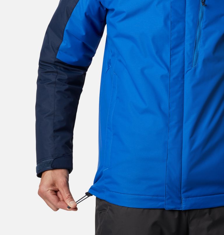 Men's Whirlibird IV Interchange Jacket, Color: Bright Indigo, Collegiate Navy, image 8