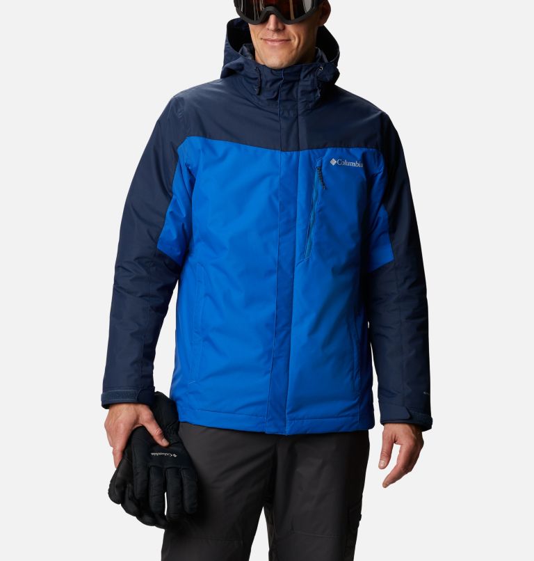 Men's Whirlibird IV Interchange Jacket, Color: Bright Indigo, Collegiate Navy, image 1