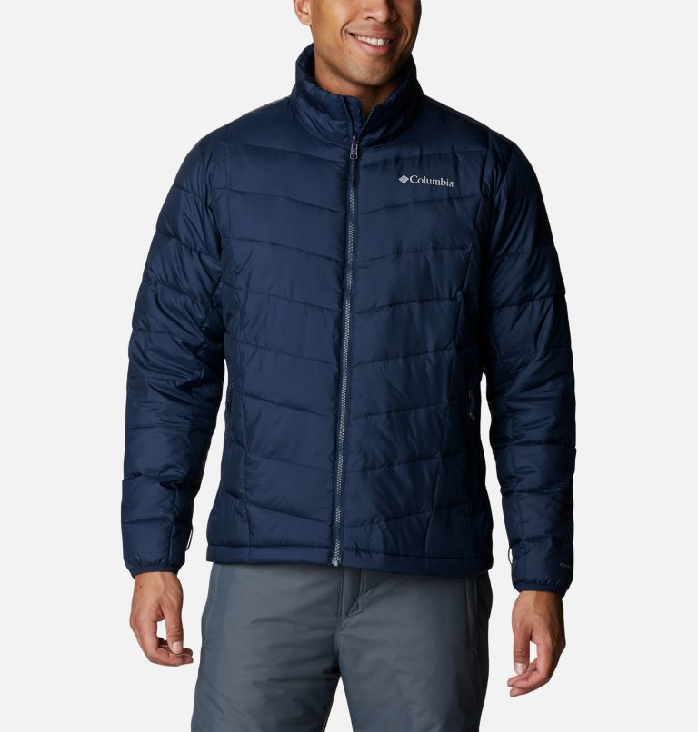Men's Whirlibird IV Interchange Jacket, Color: Compass Blue Lookup Print, image 12