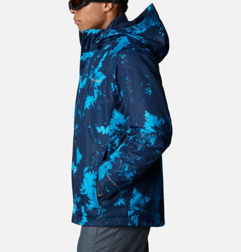 Thumbnail: Men's Whirlibird IV Interchange Jacket, Color: Compass Blue Lookup Print, image 3