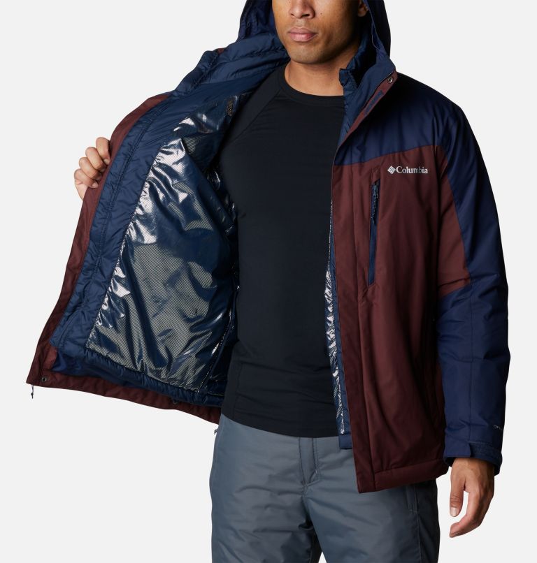Men's Whirlibird IV Interchange Jacket, Color: Elderberry, Collegiate Navy, image 5