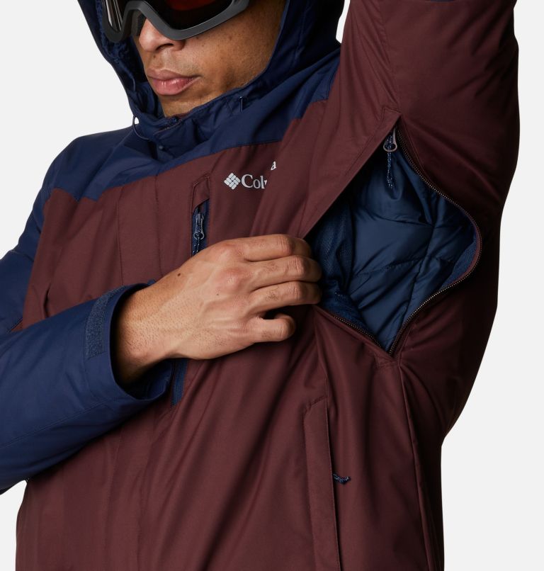 Thumbnail: Men's Whirlibird IV Interchange Jacket, Color: Elderberry, Collegiate Navy, image 8