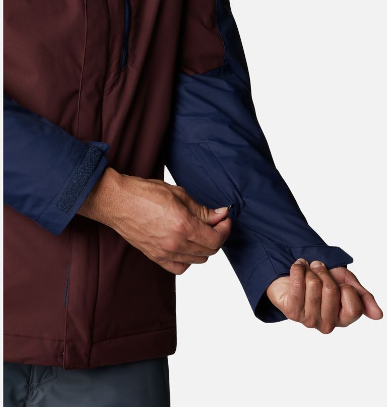Men's Whirlibird IV Interchange Jacket, Color: Elderberry, Collegiate Navy, image 9