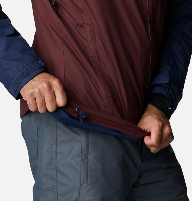 Thumbnail: Men's Whirlibird IV Interchange Jacket - Tall, Color: Elderberry, Collegiate Navy, image 10