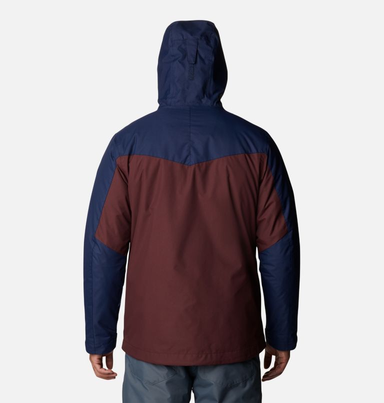 Thumbnail: Men's Whirlibird IV Interchange Jacket, Color: Elderberry, Collegiate Navy, image 2