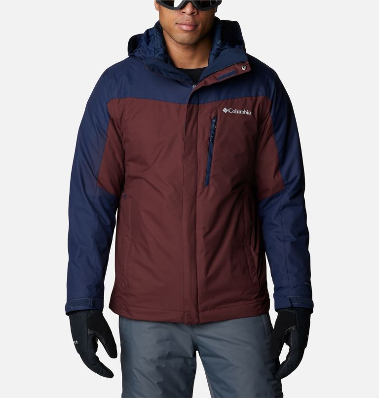 Men's Whirlibird IV Interchange Jacket, Color: Elderberry, Collegiate Navy, image 1