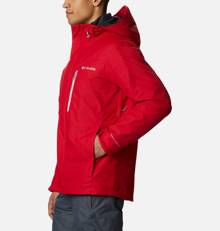 Men's Whirlibird IV Interchange Jacket, Color: Mountain Red, image 3