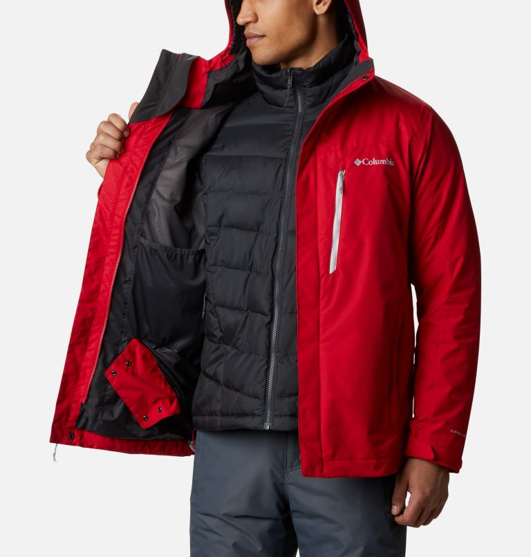 Men's Whirlibird IV Interchange Jacket, Color: Mountain Red, image 5