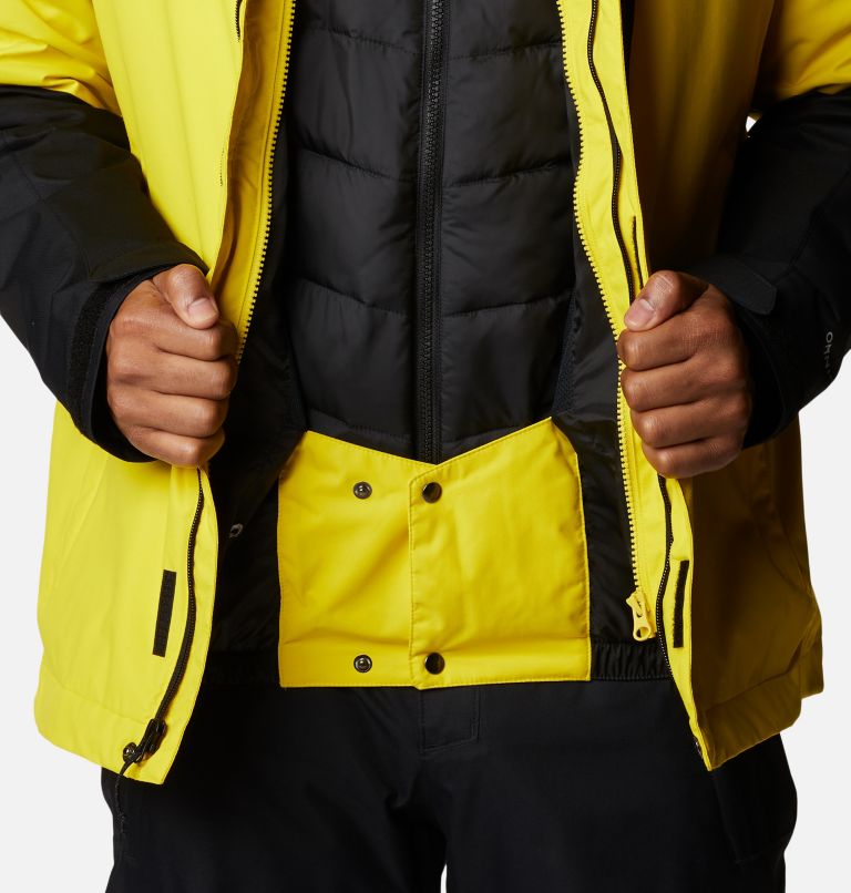 Thumbnail: Men's Whirlibird IV Interchange Jacket, Color: Laser Lemon, Black, image 12