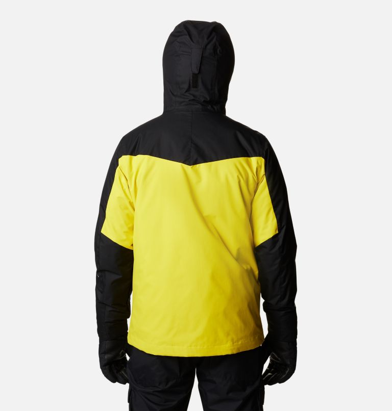 Thumbnail: Men's Whirlibird IV Interchange Jacket - Tall, Color: Laser Lemon, Black, image 2
