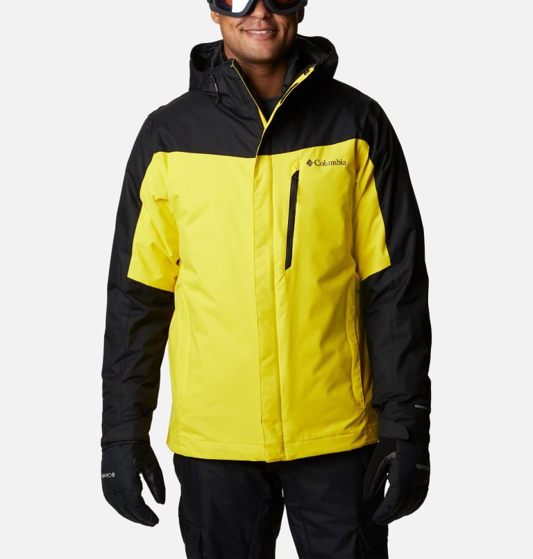 Thumbnail: Men's Whirlibird IV Interchange Jacket - Tall, Color: Laser Lemon, Black, image 1