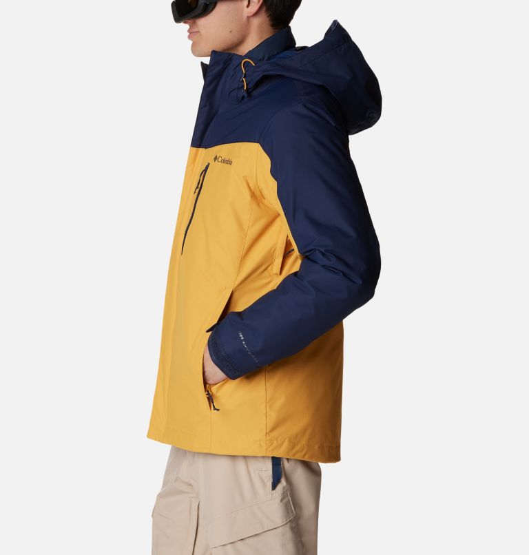 Thumbnail: Men's Whirlibird IV Interchange Jacket, Color: Raw Honey, Collegiate Navy, image 3