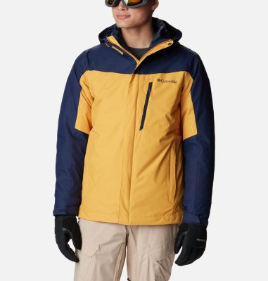 Men's Whirlibird IV Interchange Jacket, Color: Raw Honey, Collegiate Navy