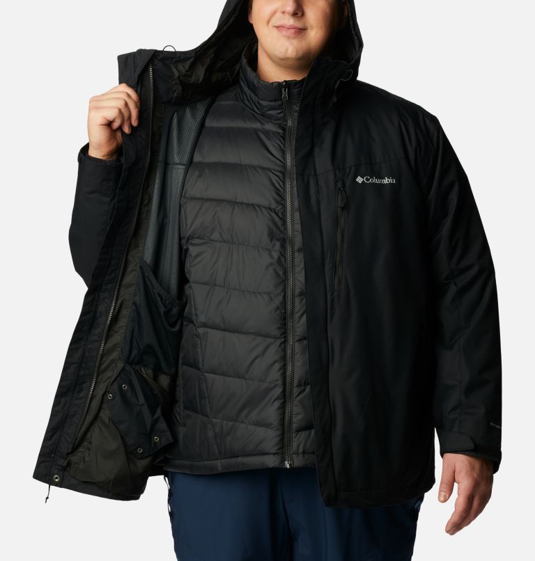 Thumbnail: Men's Whirlibird IV Interchange Jacket - Big, Color: Black, image 7