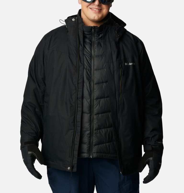 Thumbnail: Men's Whirlibird IV Interchange Jacket - Big, Color: Black, image 11