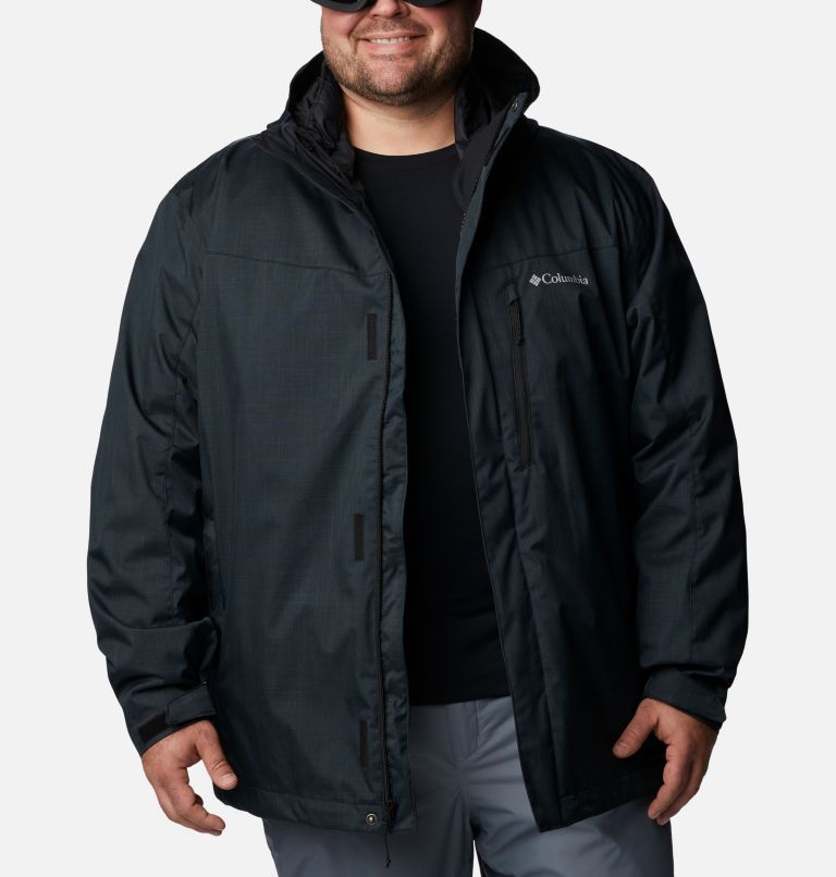 Thumbnail: Men's Whirlibird IV Interchange Jacket - Big, Color: Black Melange, image 13