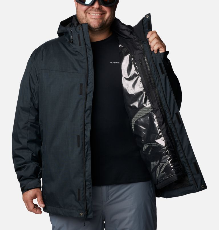 Thumbnail: Men's Whirlibird IV Interchange Jacket - Big, Color: Black Melange, image 5