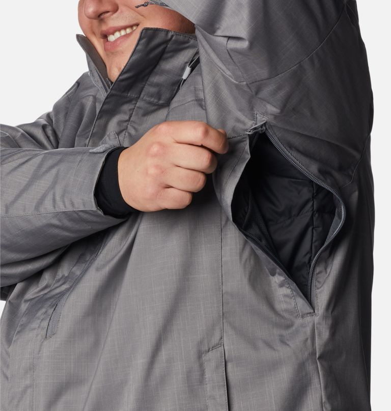 Men's Whirlibird IV Interchange Jacket - Big, Color: City Grey Melange, image 8