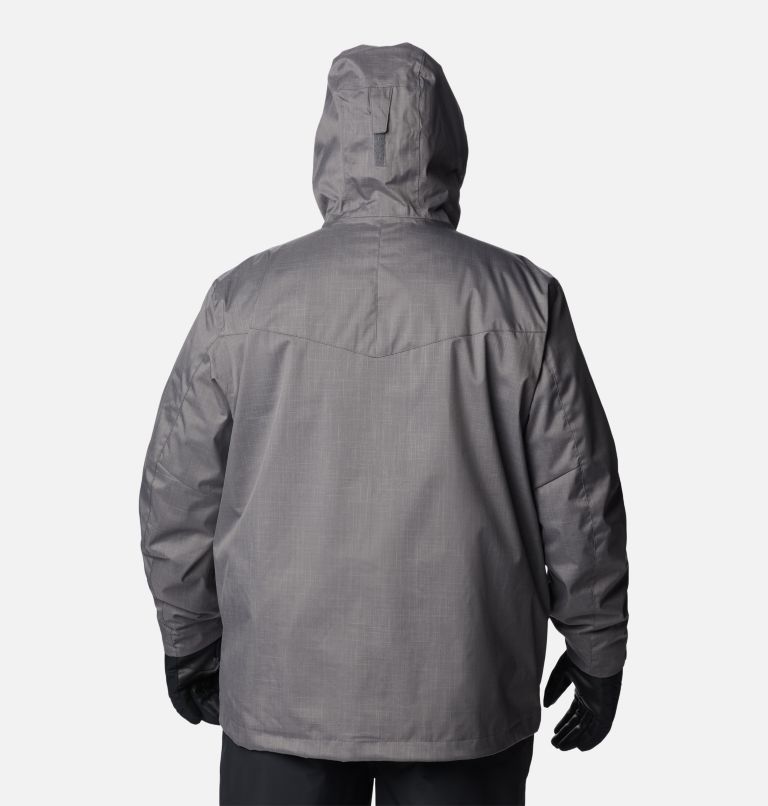 Thumbnail: Men's Whirlibird IV Interchange Jacket - Big, Color: City Grey Melange, image 2